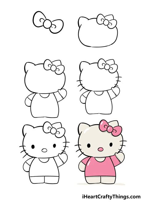 how to draw hello kitty|how to draw hello kitty drawings for kids.